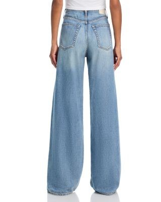 rag & bone Featherweight Sofie High Rise Wide Leg Jeans in Beverly