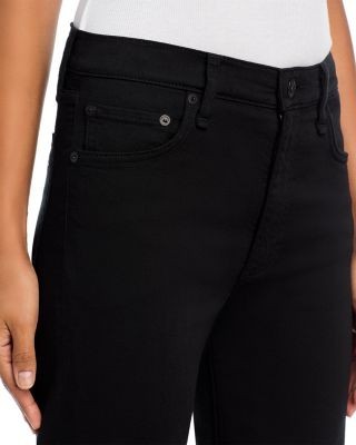 rag & bone Flexi Harlow Mid Rise Jeans in Black