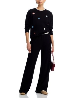 Aqua Macy Wide Leg Sweatpants - Exclusive