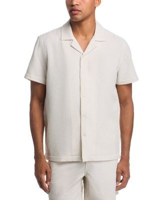 Rails Amalfi Khaki Seersucker Shirt