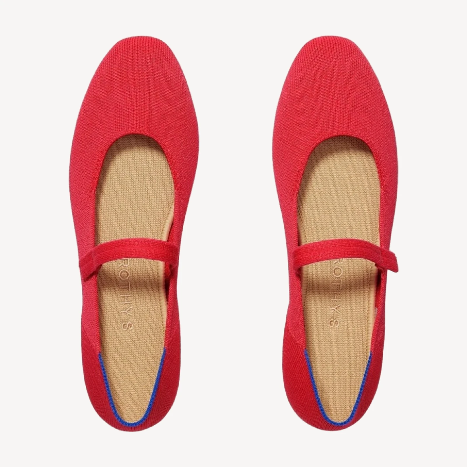 The Square Mary Jane - Lollipop Red
