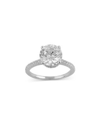 Bloomingdale's Fine Collection Certified Lab Grown Diamond Engagement Ring in 18K White Gold, 3.5 tcw