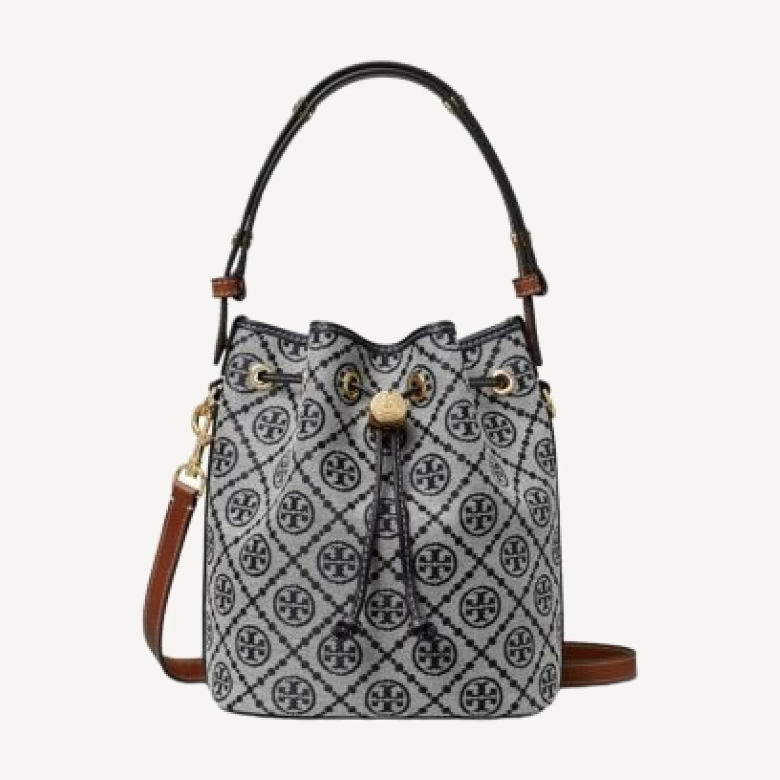 Tory Burch T Monogram Bucket Bag