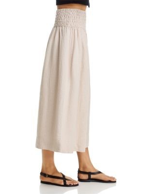 Rails Alessa Linen Midi Skirt
