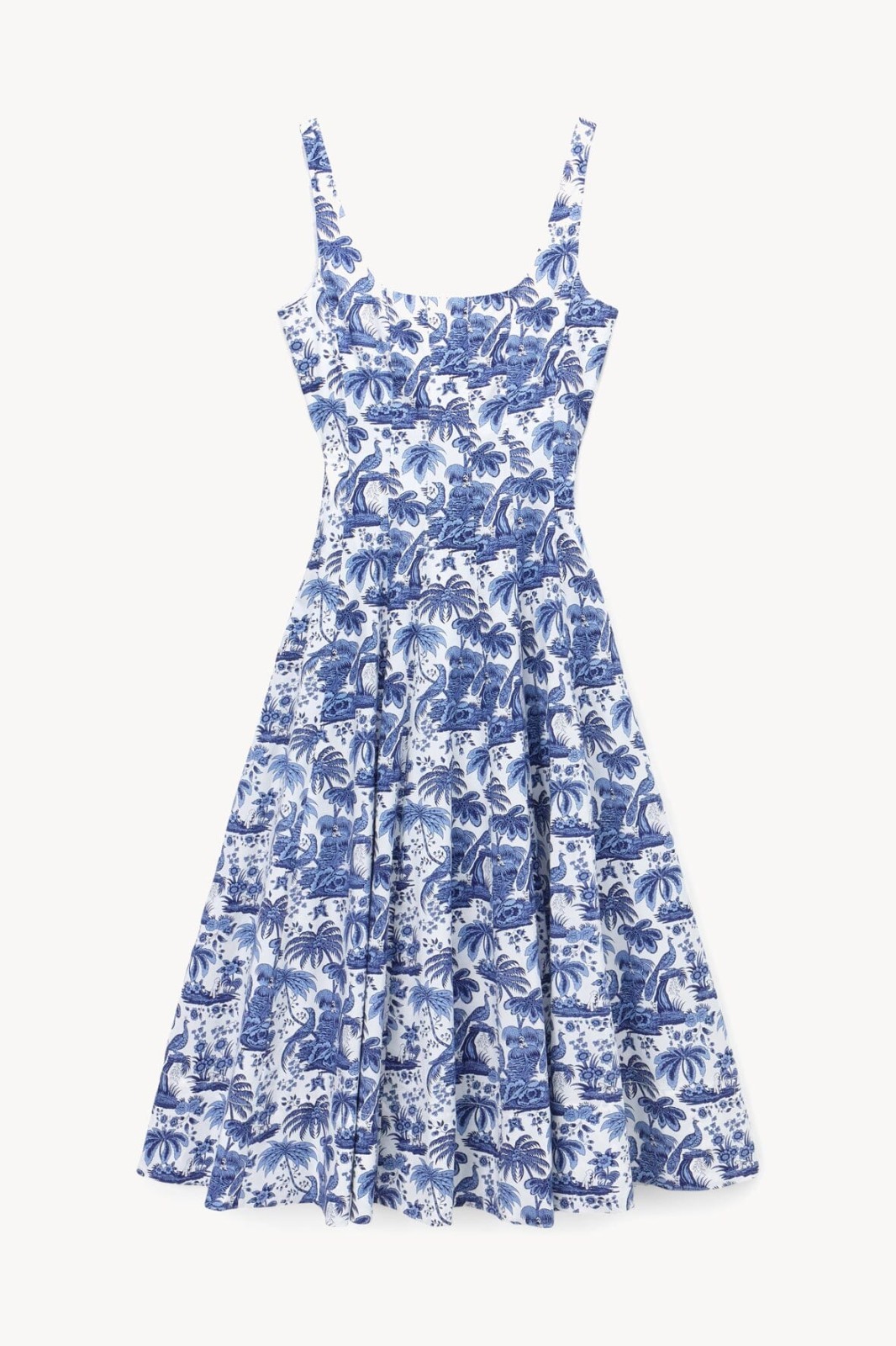 Wells Dress | Blue Toile