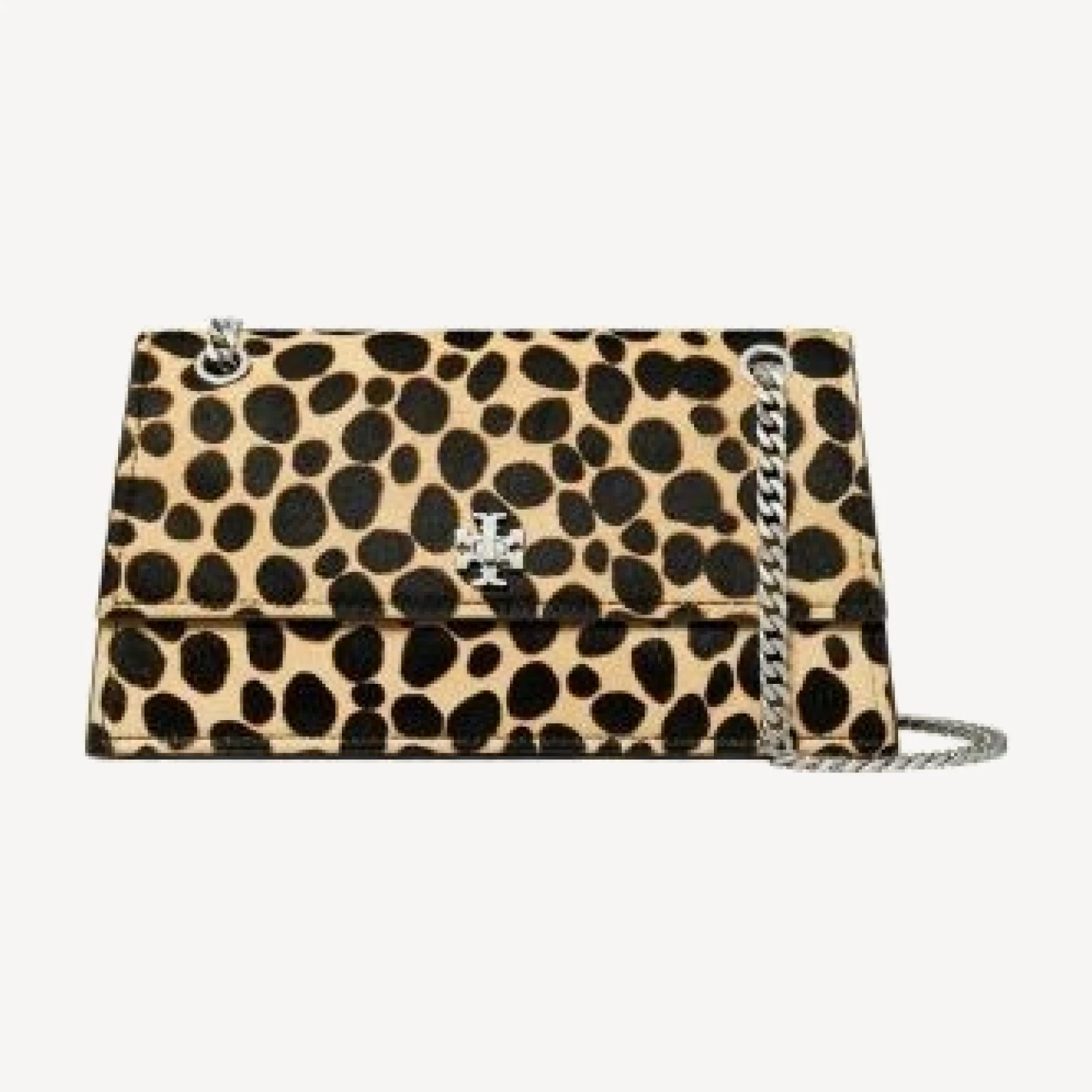 Tory Burch Kira Turnlock Calf Hair Shoulder Bag