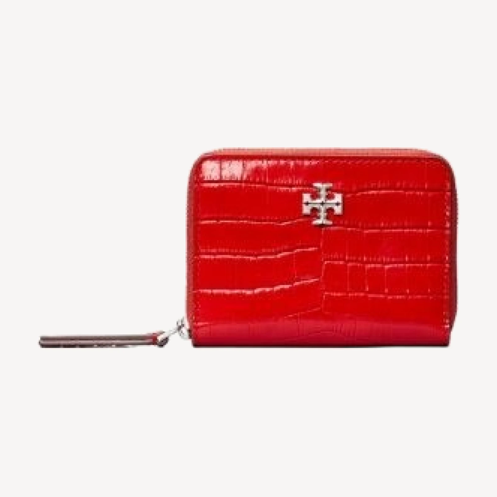 Tory Burch Kira Leather Small Zip Around Wallet
