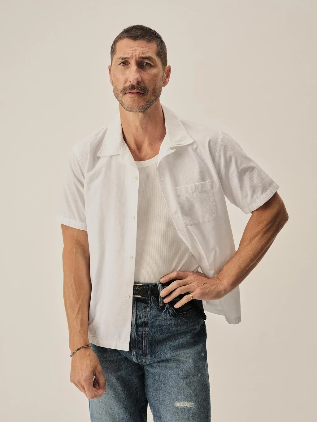 Sodapop Seersucker Camp Shirt