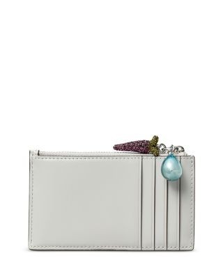 Tory Burch Kira Small Diamond Quilted Leather Zip Around Wallet