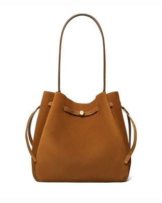 Tory Burch Romy Large Suede Hobo Bag