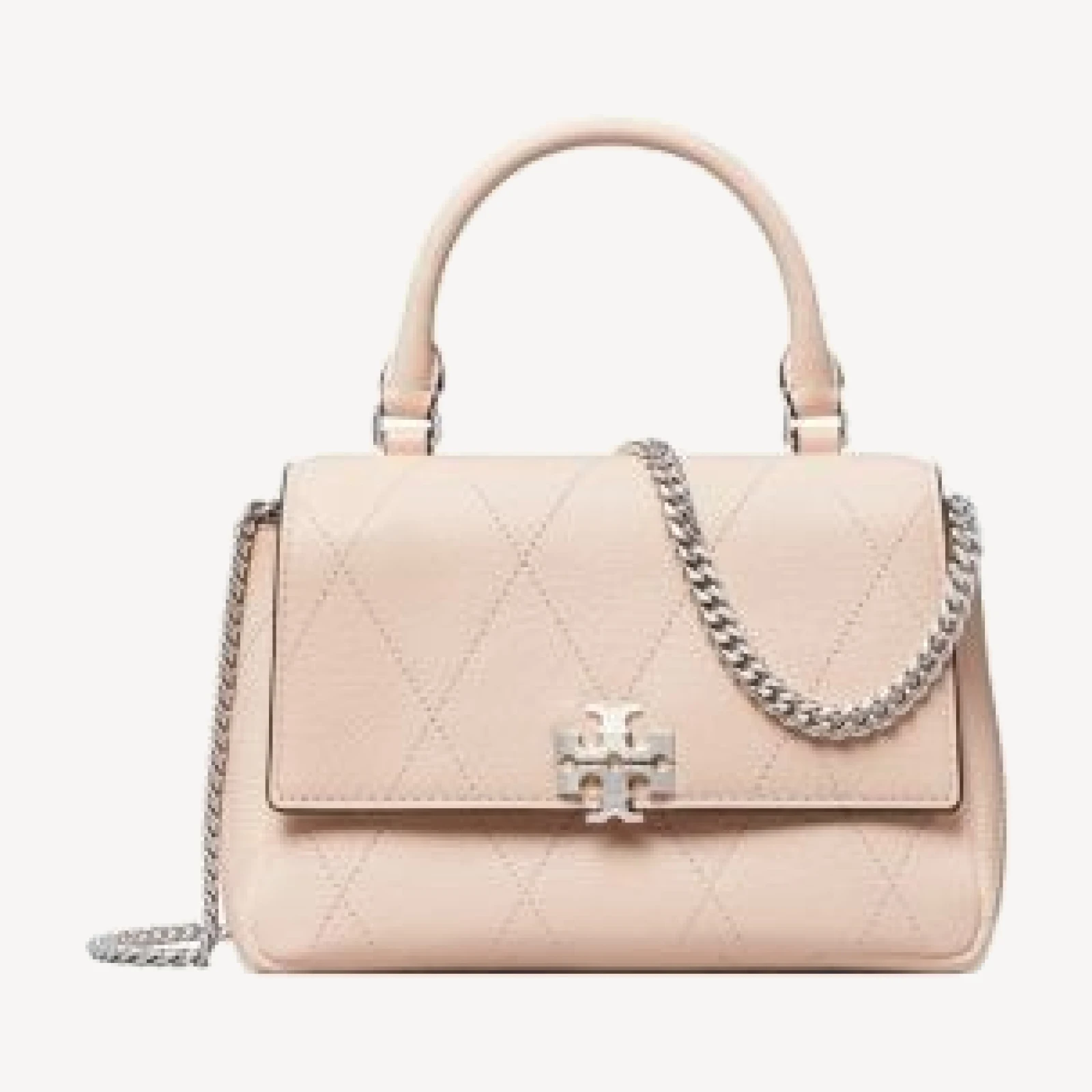 Tory Burch Charlie Quilted Leather Crossbody Bag