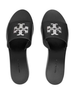 Tory Burch Women's Charlie Cuoio Leather Wedge Sandals