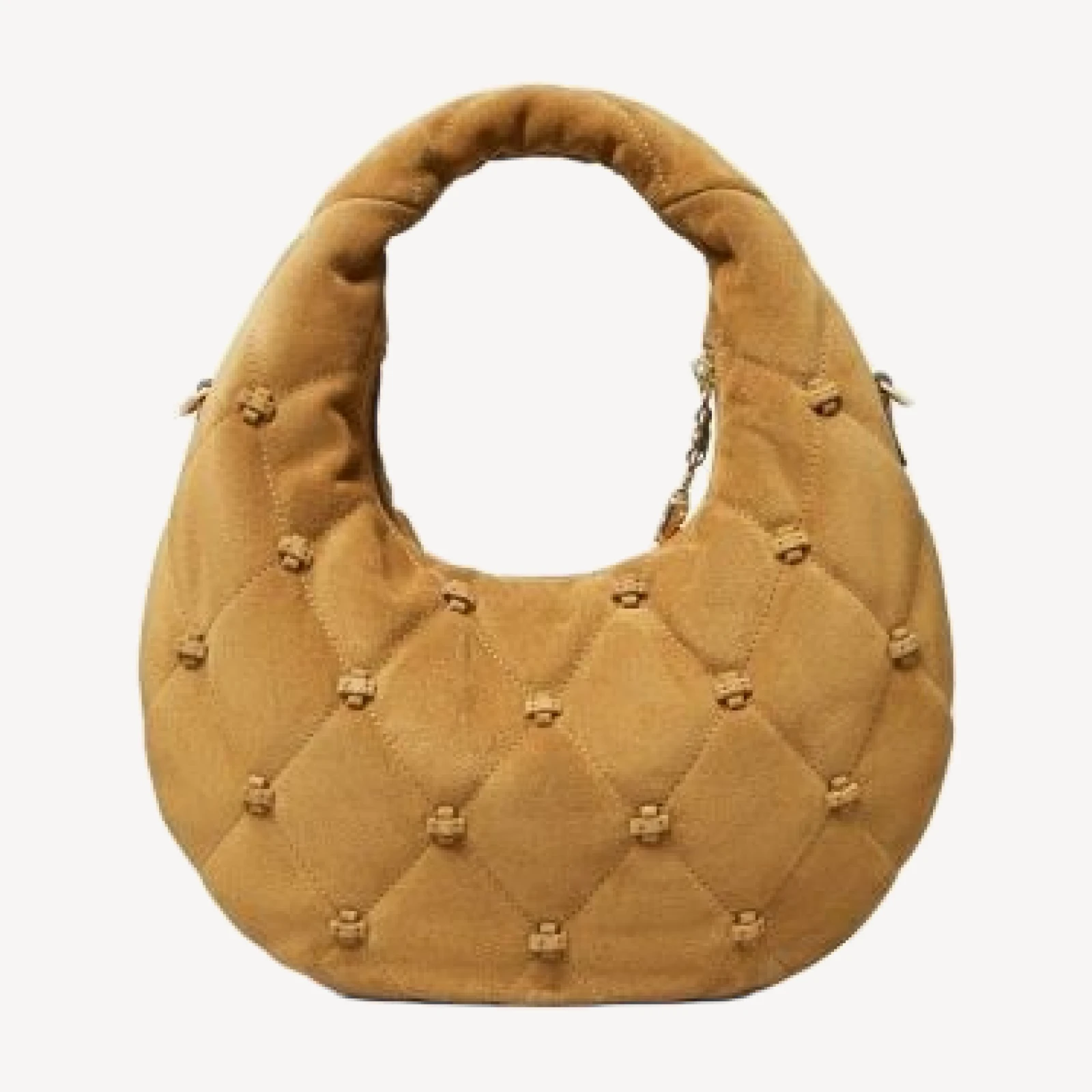 Tory Burch Bunny Knot Suede Crossbody