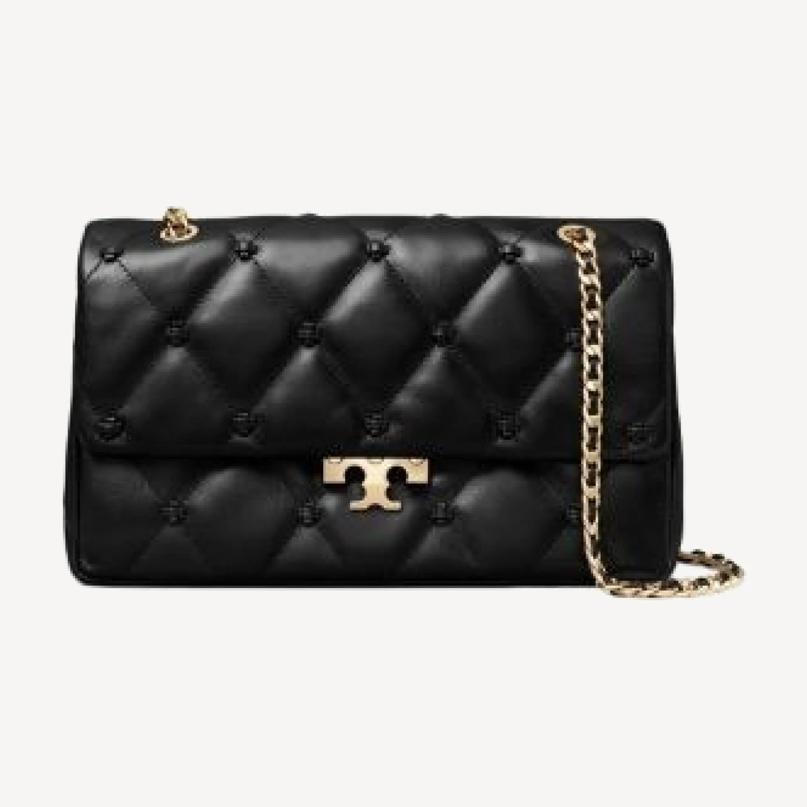 Tory Burch Bunny Knot Quilted Leather Shoulder Bag