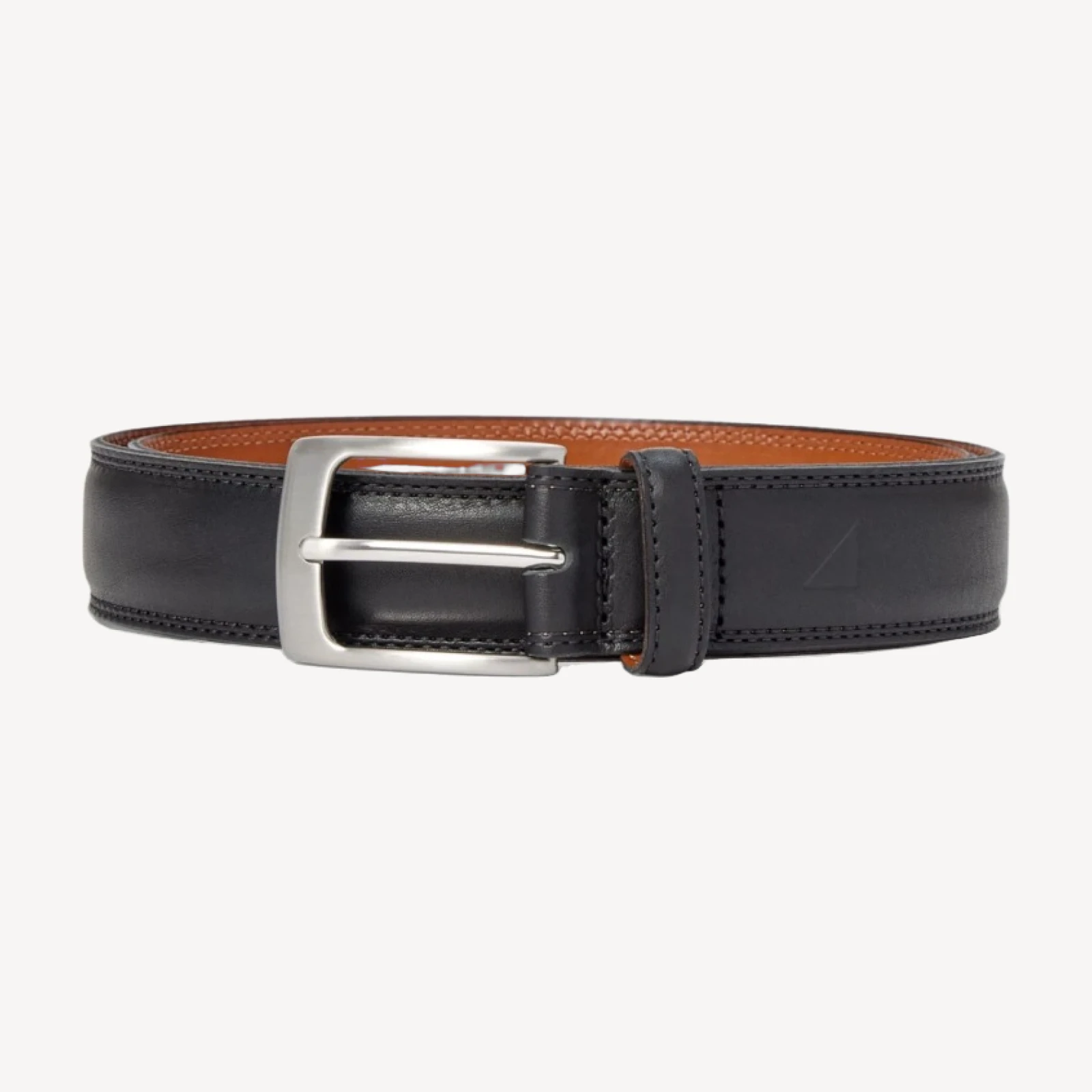 Double Stitch Leather Belt