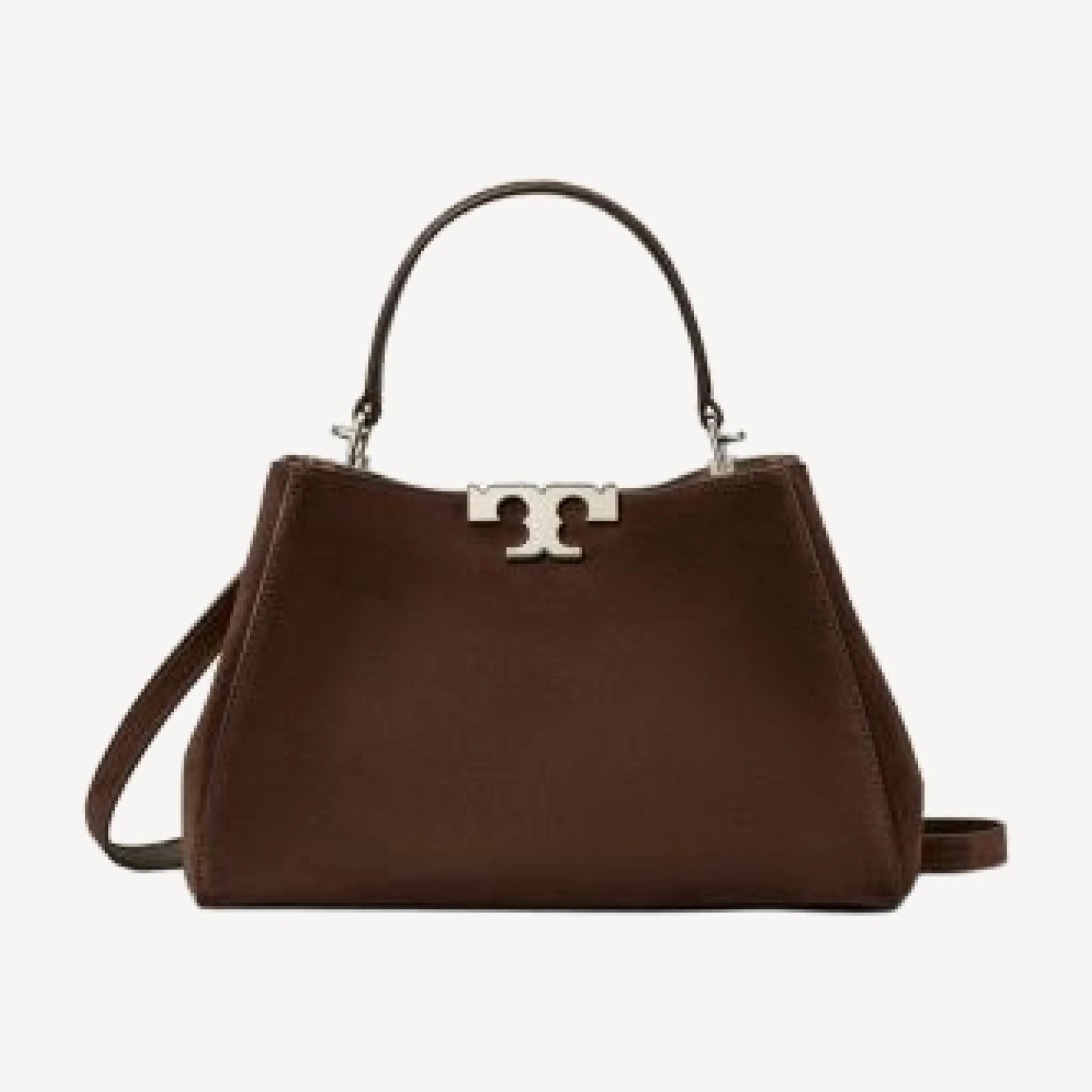 Tory Burch Eleanor Medium Suede Satchel