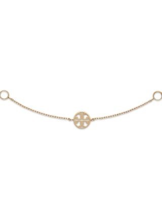 Tory Burch Icon Double T & Mother Of Pearl Collar Necklace, 16-18