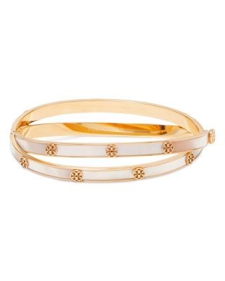 Tory Burch Icon Mother of Pearl Layered Bracelet