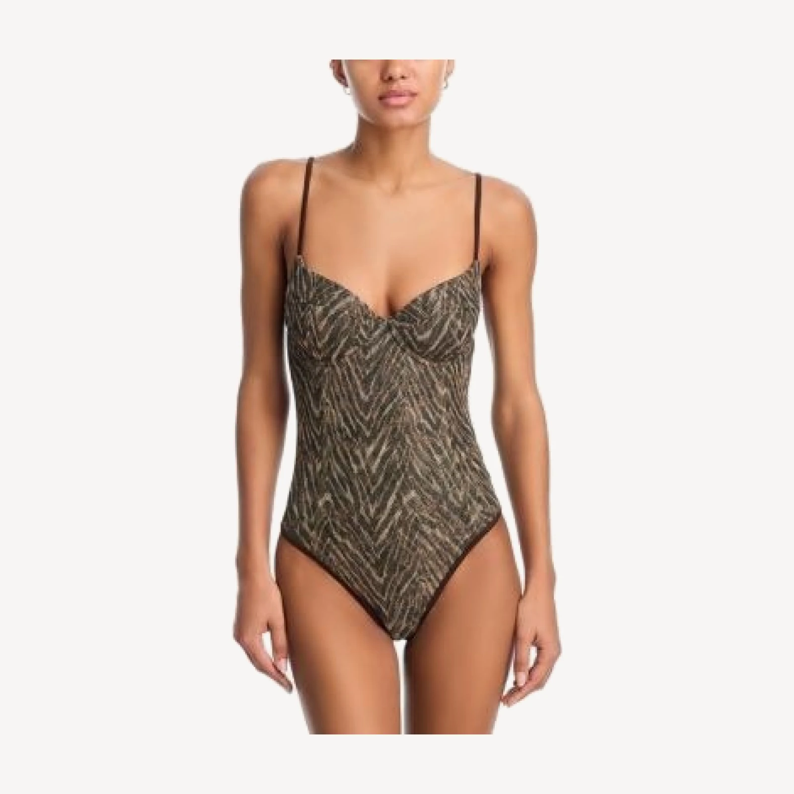 Ramy Brook Jayda Printed Underwire One Piece Swimsuit