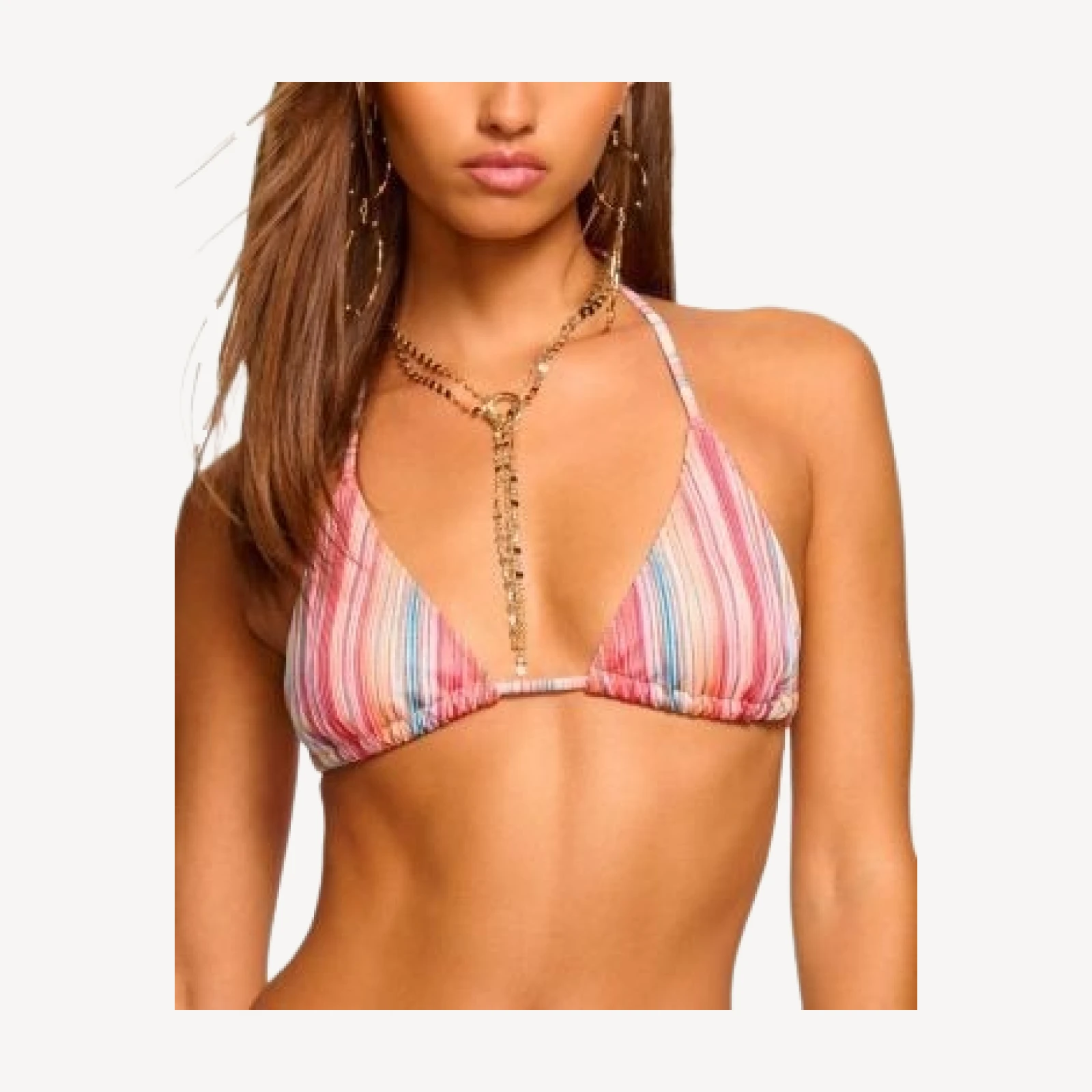 Ramy Brook Striped Adley Bikini Top