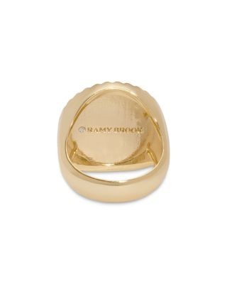 Ramy Brook Stone Charm Jewelry Crystal Evil Eye Ring