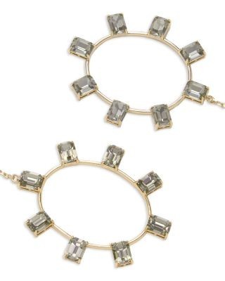 Ramy Brook Stone Jewelry Alanna Long Circle Drop Earrings