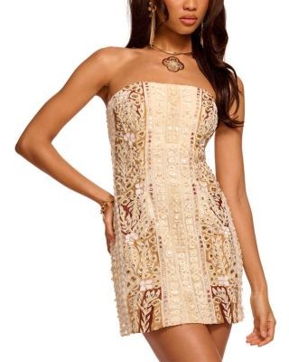 Ramy Brook Doris Beaded Sheath Dress