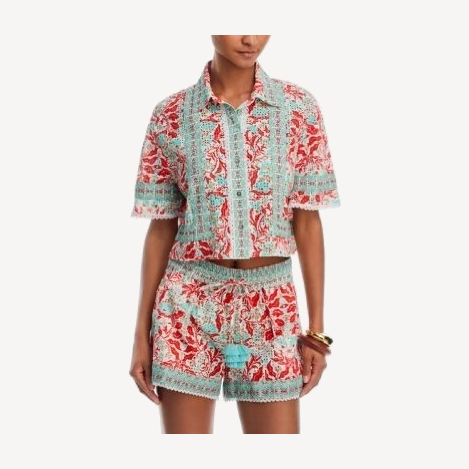 Ramy Brook Lorna Cropped Shirt