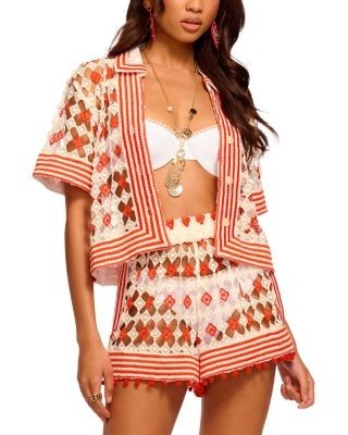 Ramy Brook Cordelia Swim Cover-Up Shorts