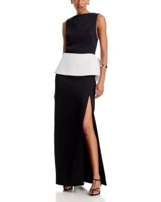 Simkhai Sirel Structured Satin Gown