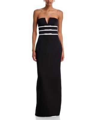 Simkhai Delore Strapless Bustier Gown