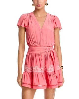 Ramy Brook Aster Belted Mini Dress