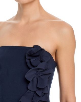 Ramy Brook Zaria Applique Trim Midi Dress
