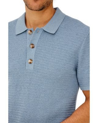 Rails Nathan Relaxed Fit Knit Polo Shirt