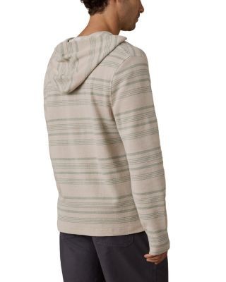 Faherty Oasis Textured Jacquard Beach Hoodie