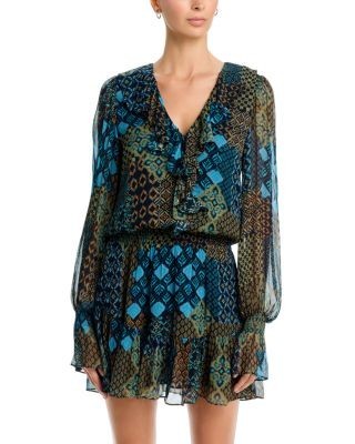 Ramy Brook Astrid Printed Mini Dress