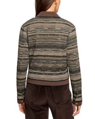 Ramy Brook Clara Houndstooth Knit Jacket