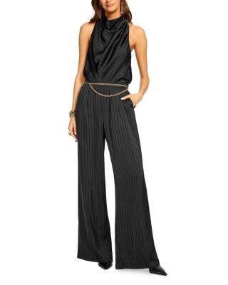Ramy Brook Joan Chain Belt Wide Leg Jumpsuit