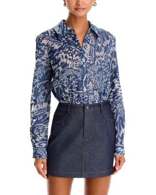 Ramy Brook June Mixed Media Dress