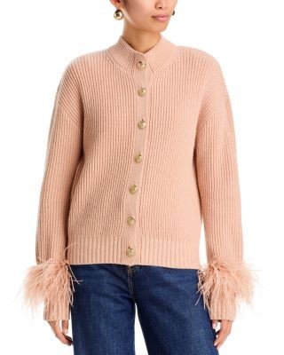 Ramy Brook Laura Mock Neck Cardigan Sweater