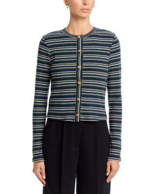 Ramy Brook Zoe Striped Cardigan