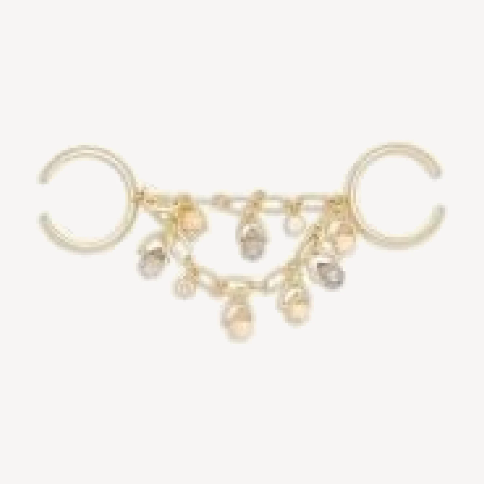Ramy Brook Brielle Crystal Connected Double Ring