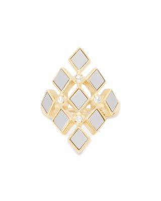 Ramy Brook Eliza Two Tone Cocktail Ring