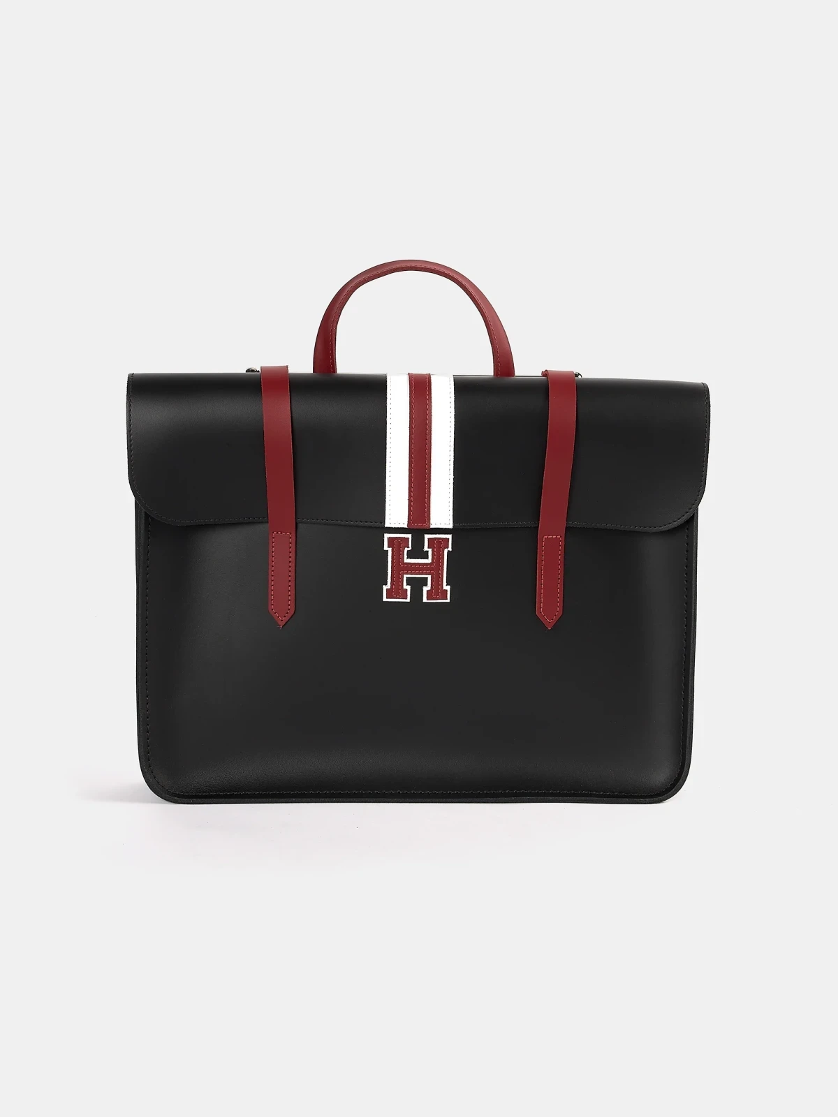 The Music Case - Black with Harvard Stripe