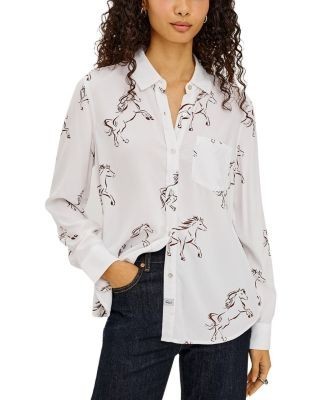 Rails Kathryn Button Front Woven Shirt