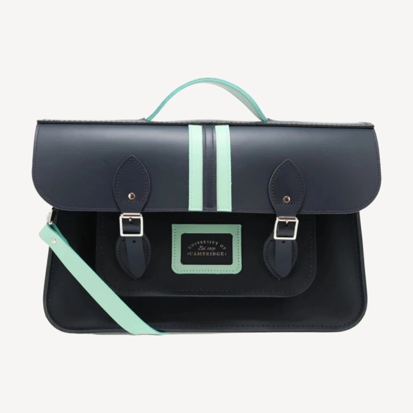 The 15 Inch Batchel - Cambridge Uni Blue & Navy