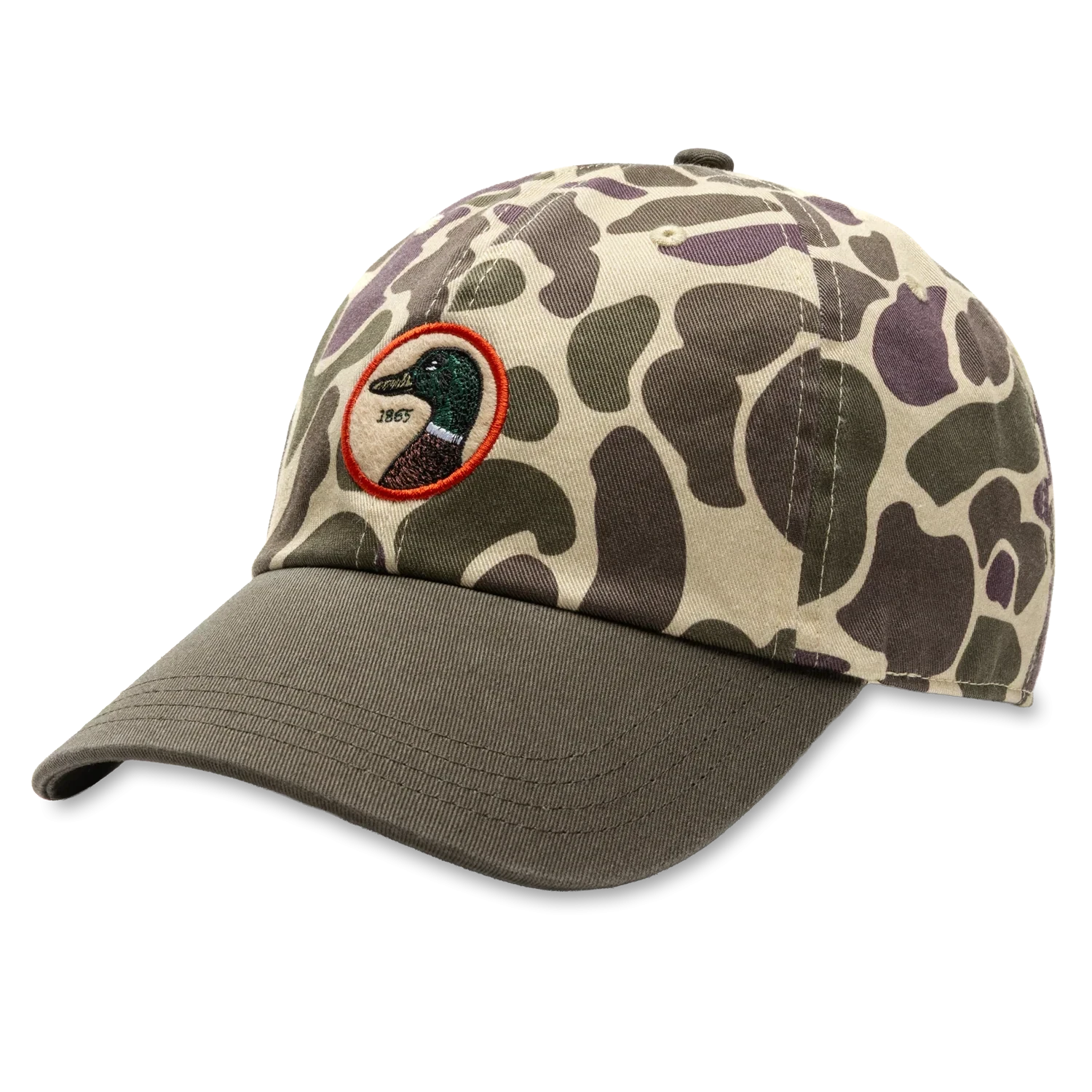 Circle Patch Twill Hat - Sandrift Khaki Camo