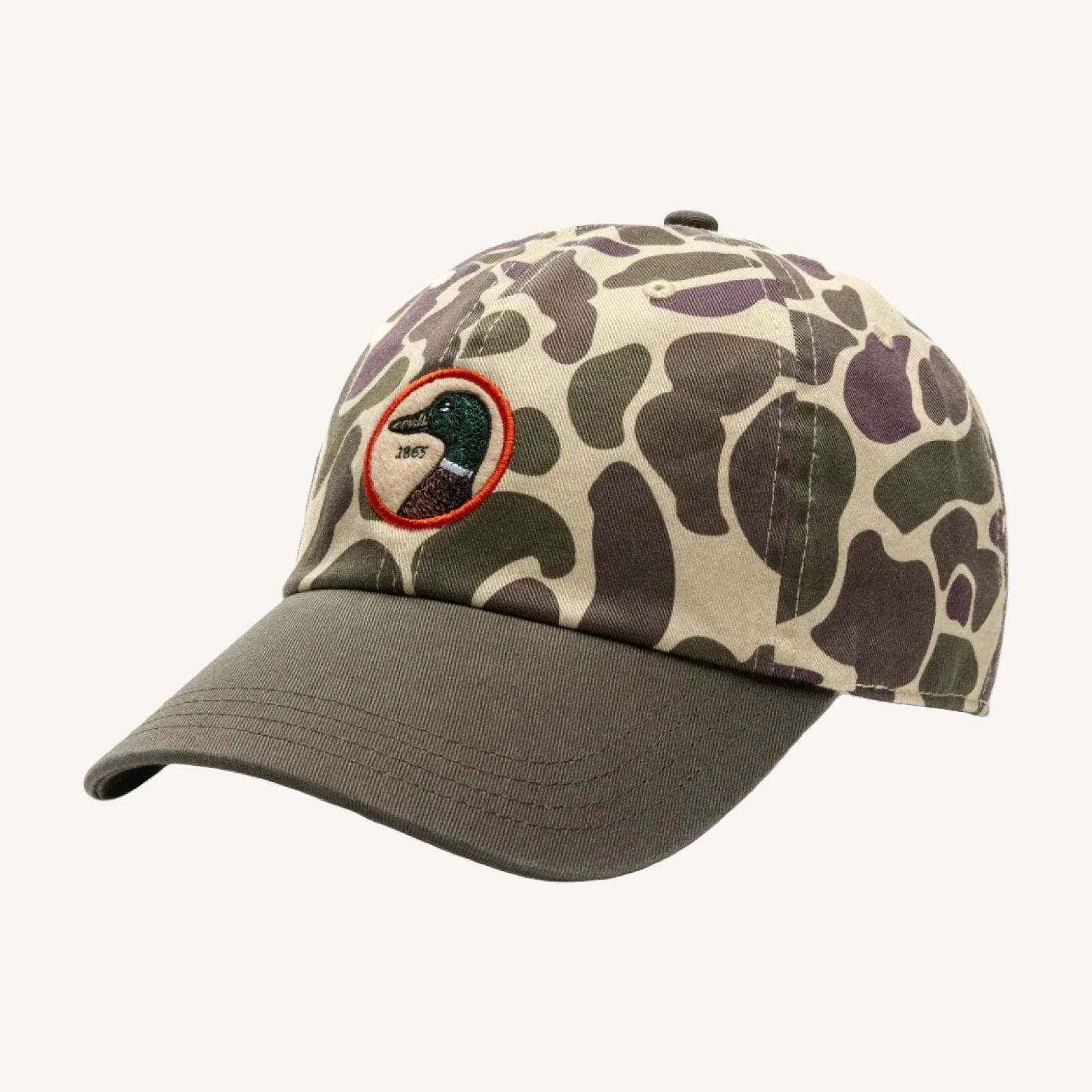 Circle Patch Twill Hat - Sandrift Khaki Camo