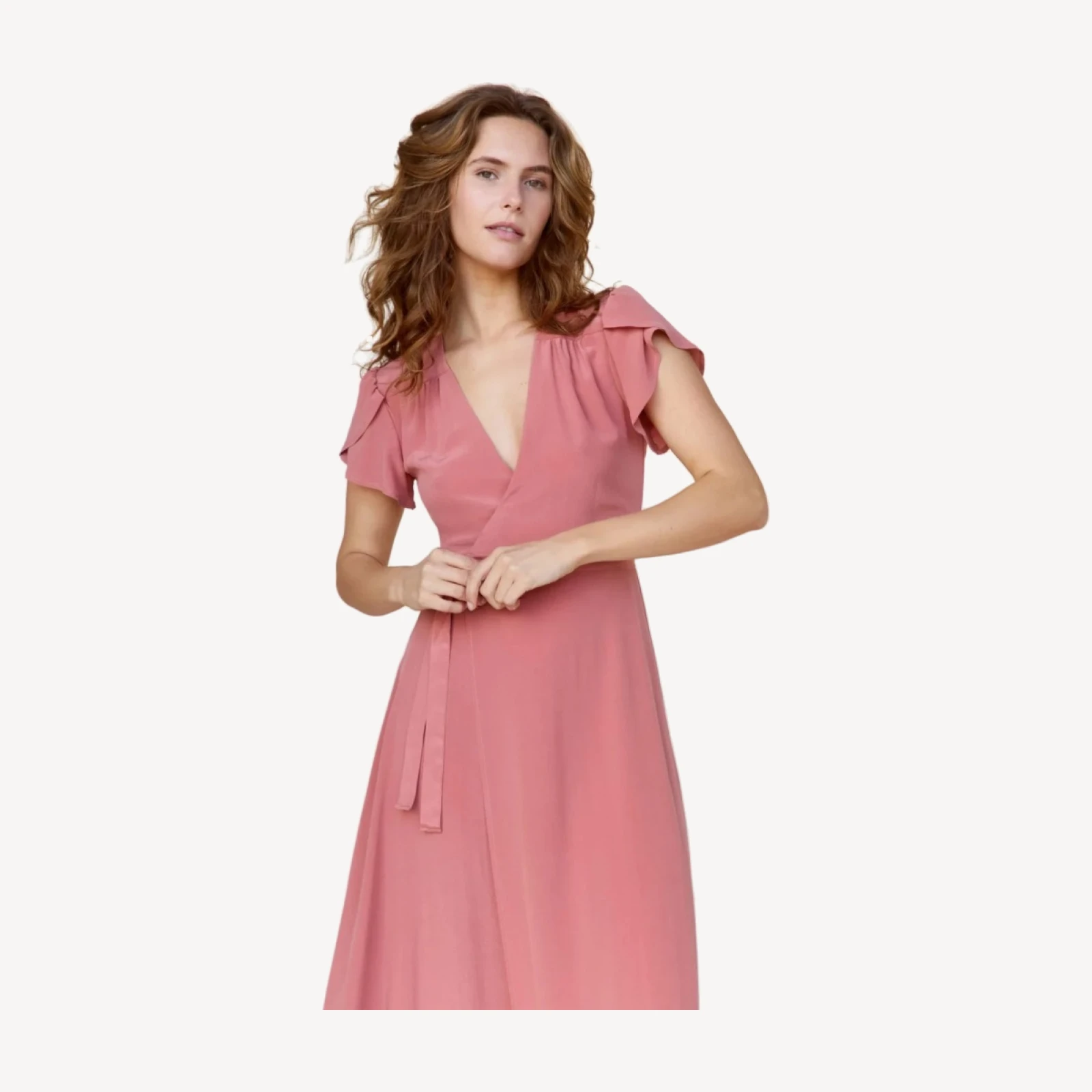 The Autumn Dress | Dusty Rose Silk
