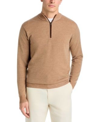 Peter Millar Blair Birdseye Quarter Zip Sweater